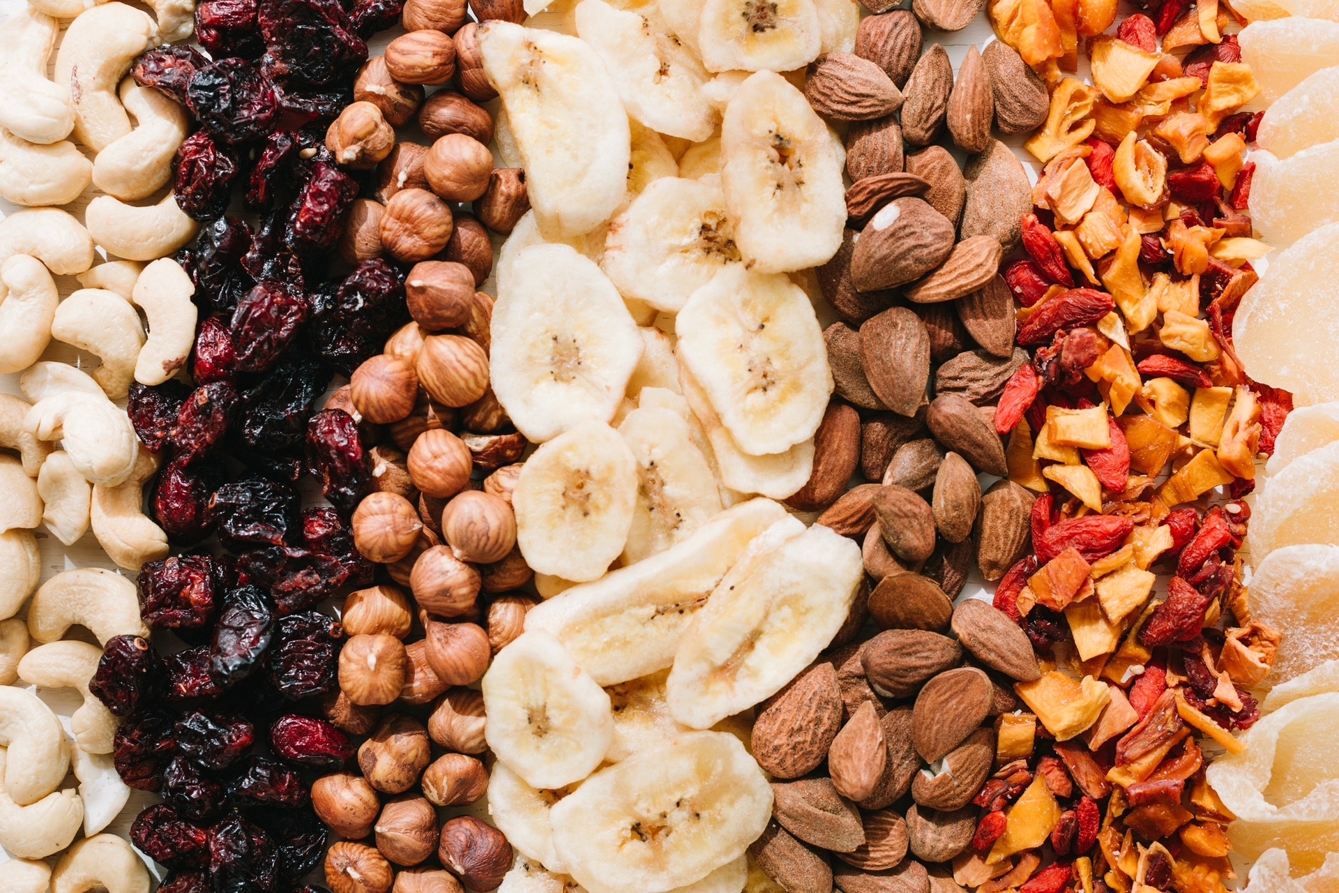Assorted dried fruits